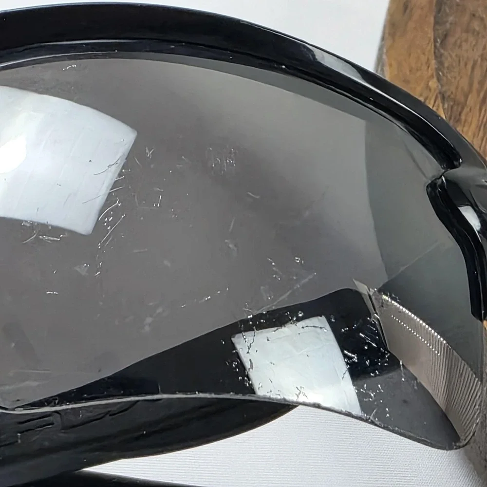 Oakley Flak 2.0 Sunglasses Mens One Size Black Gray Tinted Wrap Sport Frame